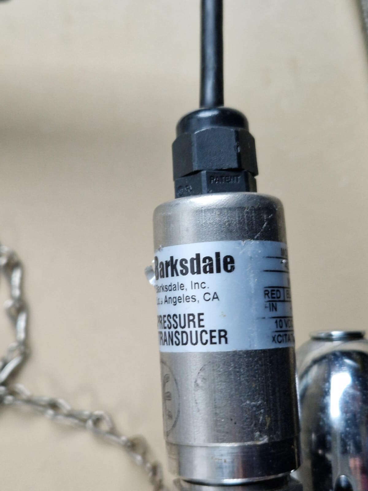 valleylab force argon 2 barksdale pressure reducer transducer no:422H3 13 Q213
