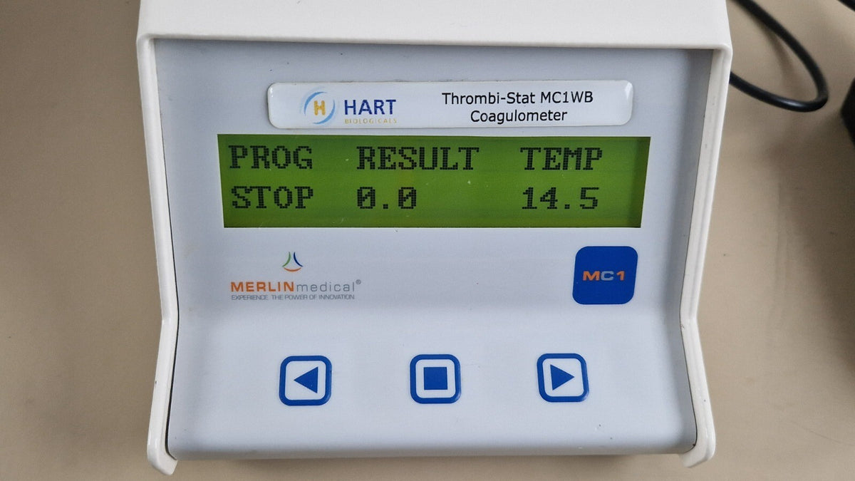hart thrombi stat MC1WB MC1 thrombi stat coagulation single channel analyser2