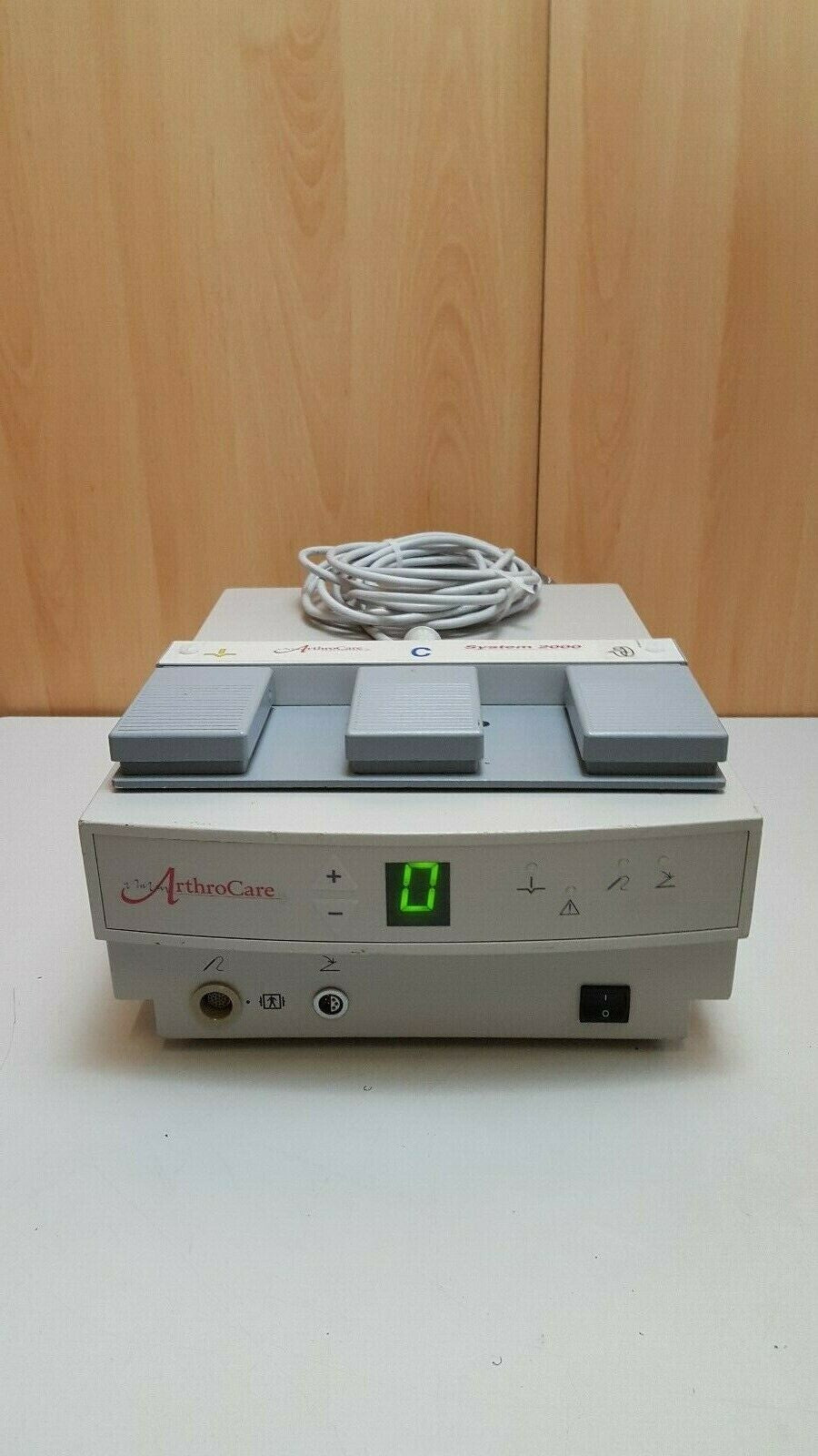 arthrocare system 2000 electrocautery electrosurgery generator with footswitch0