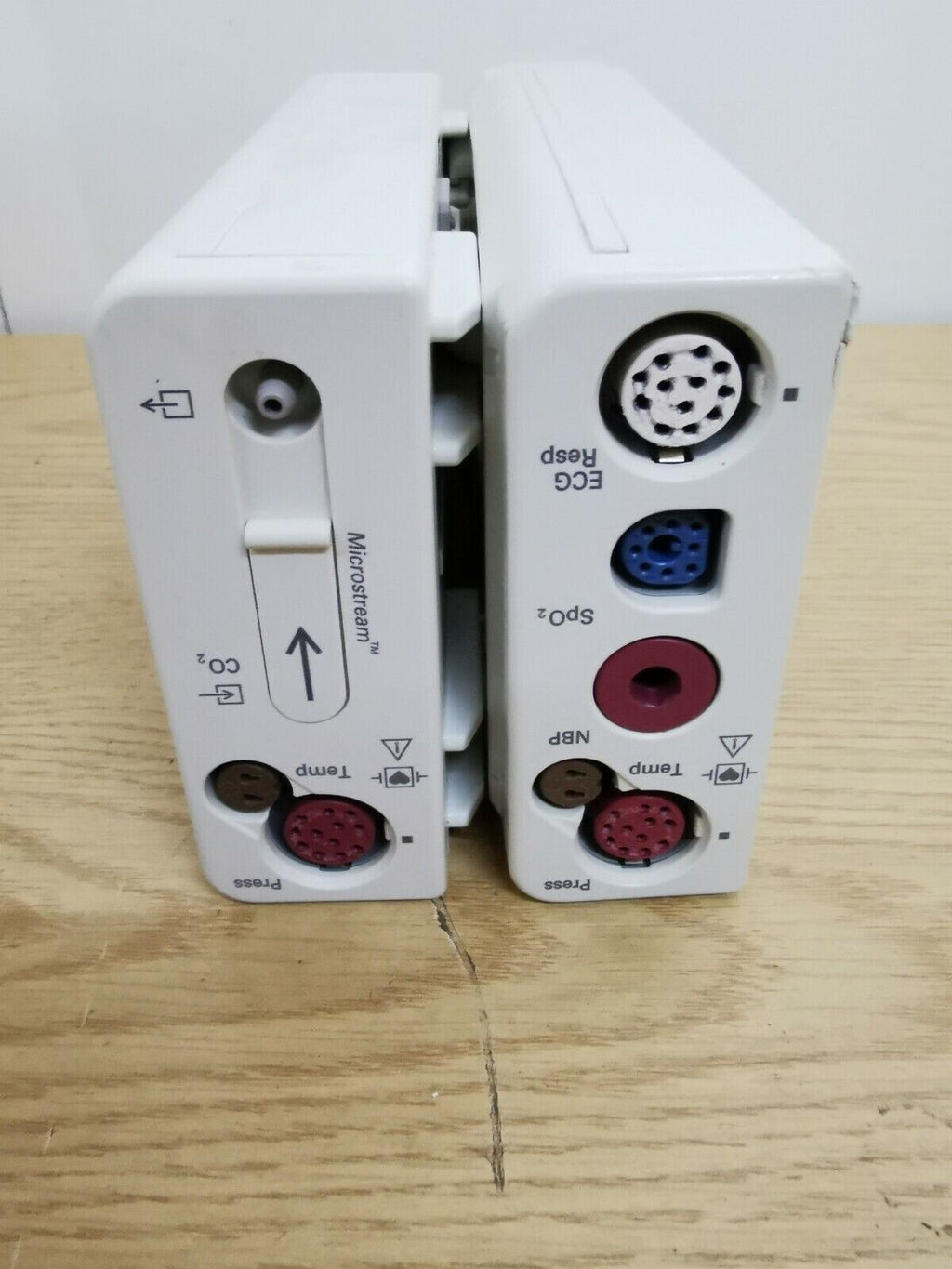 philips MP20 patient monitor M3001A M3015A CO2 module SpO2 NIBP ECG IBP cal 20257