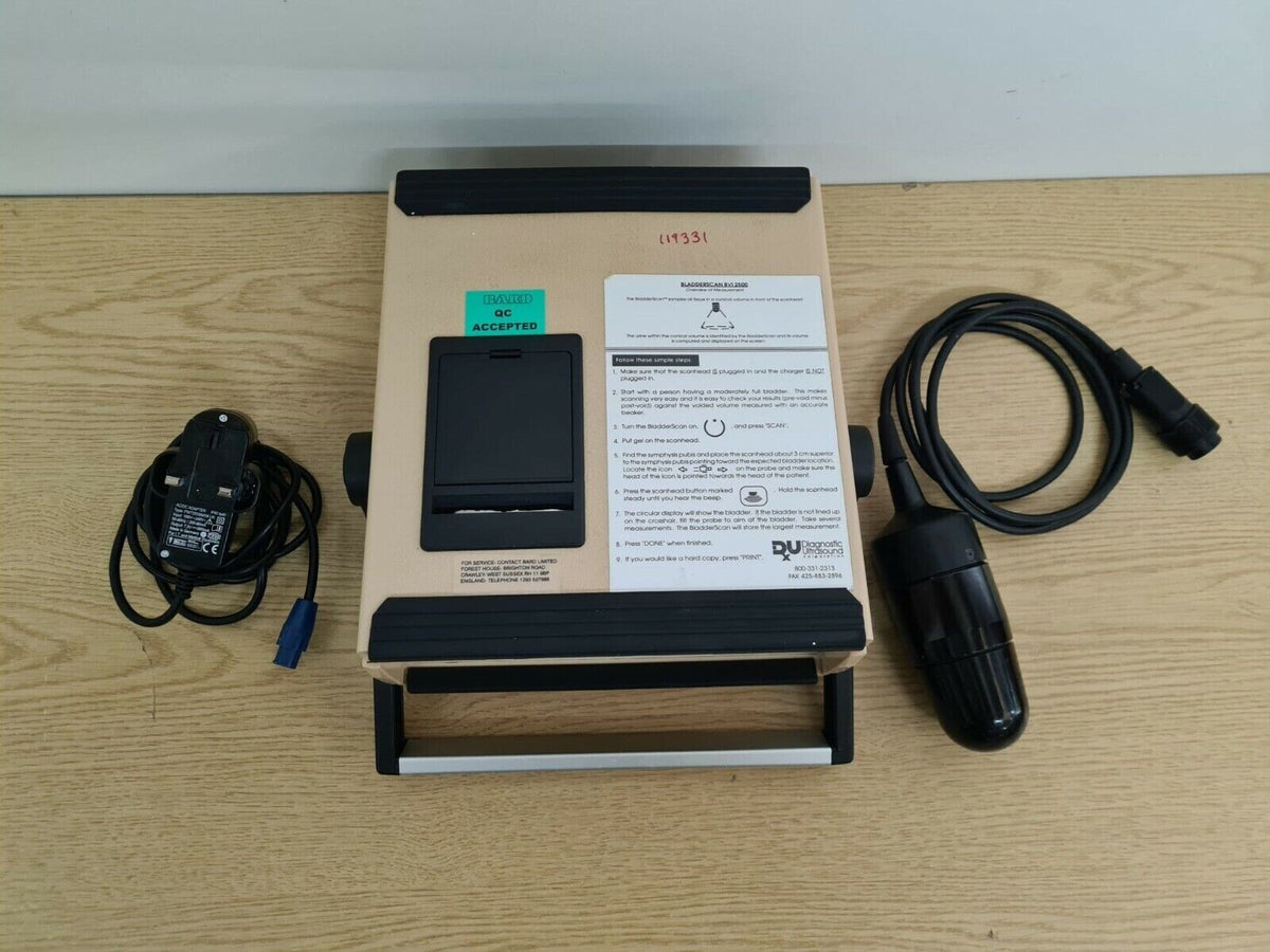 bladder scan BVI 2500 diagnostic ultrasound with probe and printer4