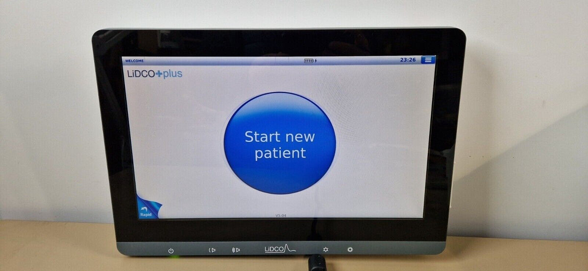 LiDCO rapid hemodynamic patient monitor Ref.HM 92-01 software version3