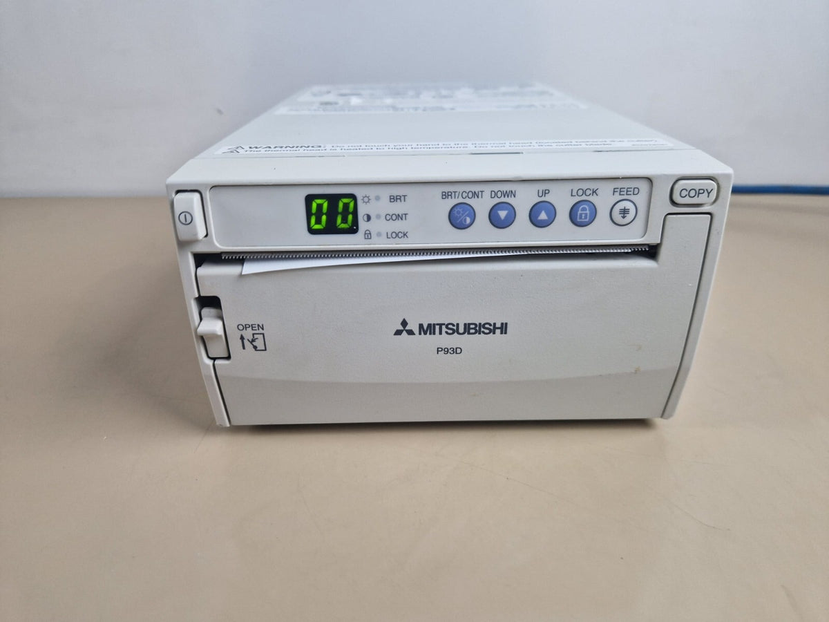 mitsubishi P93D monochrome digital ultrasound printer + USB connector paper roll10