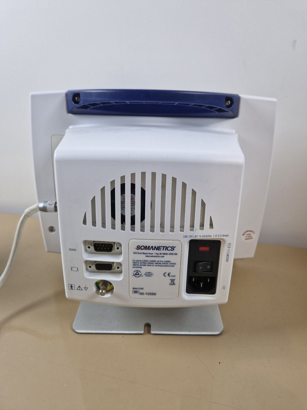 somanetics invos oximeter 5100C monitor with covidien 5100C-PA Preamplifier5