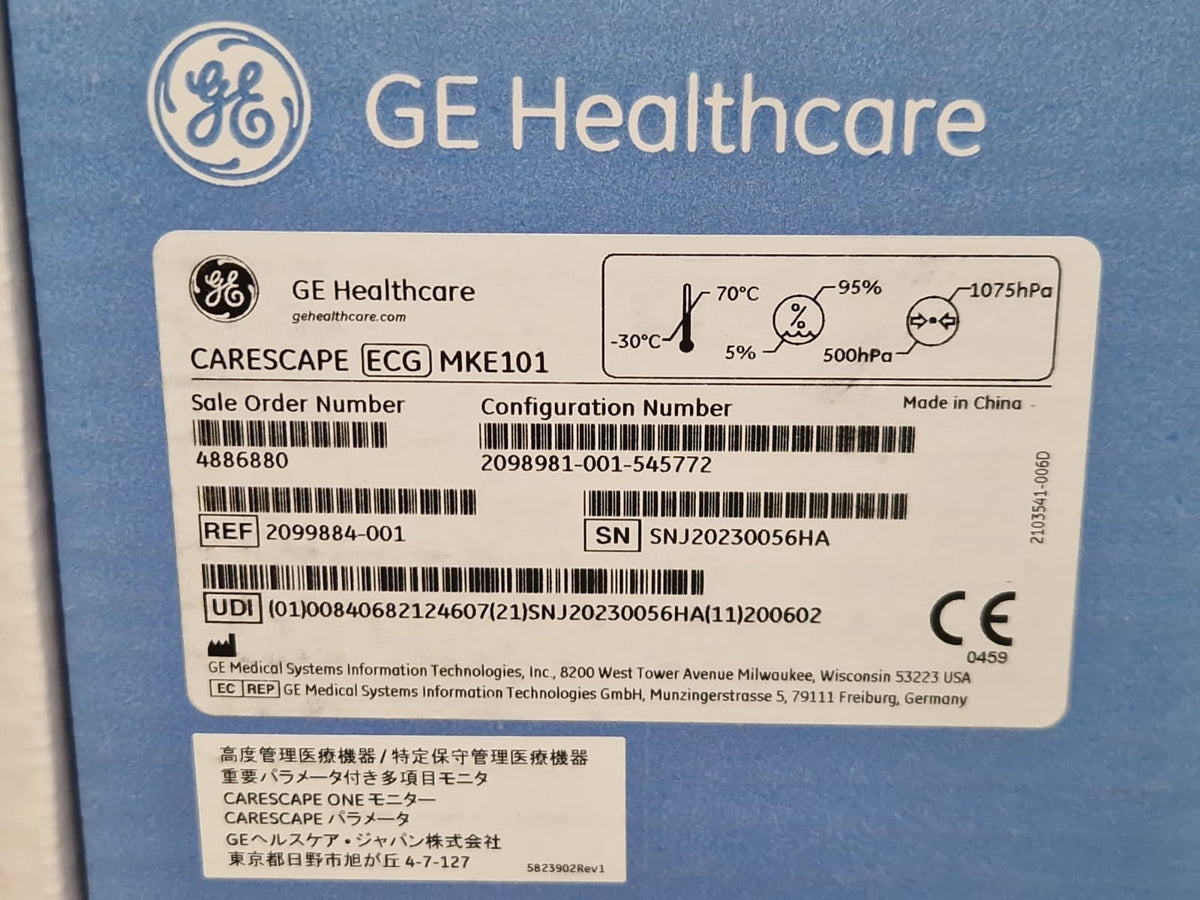 ge carescape ECG MKE101 ECG EKG cable lead module for patient monitor1