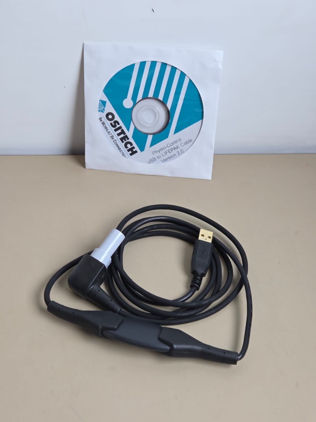 physio control USB lifepak cable data transfer with ositech MPC14572 HYP95
