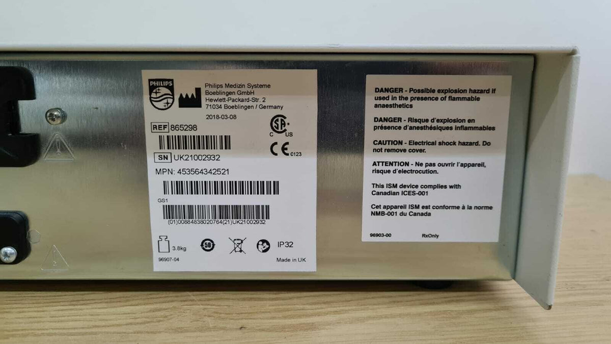 PHILIPS intelliVue gas module TCG10 for tcpCO2 tcpO2 value REF 865298 TCG103