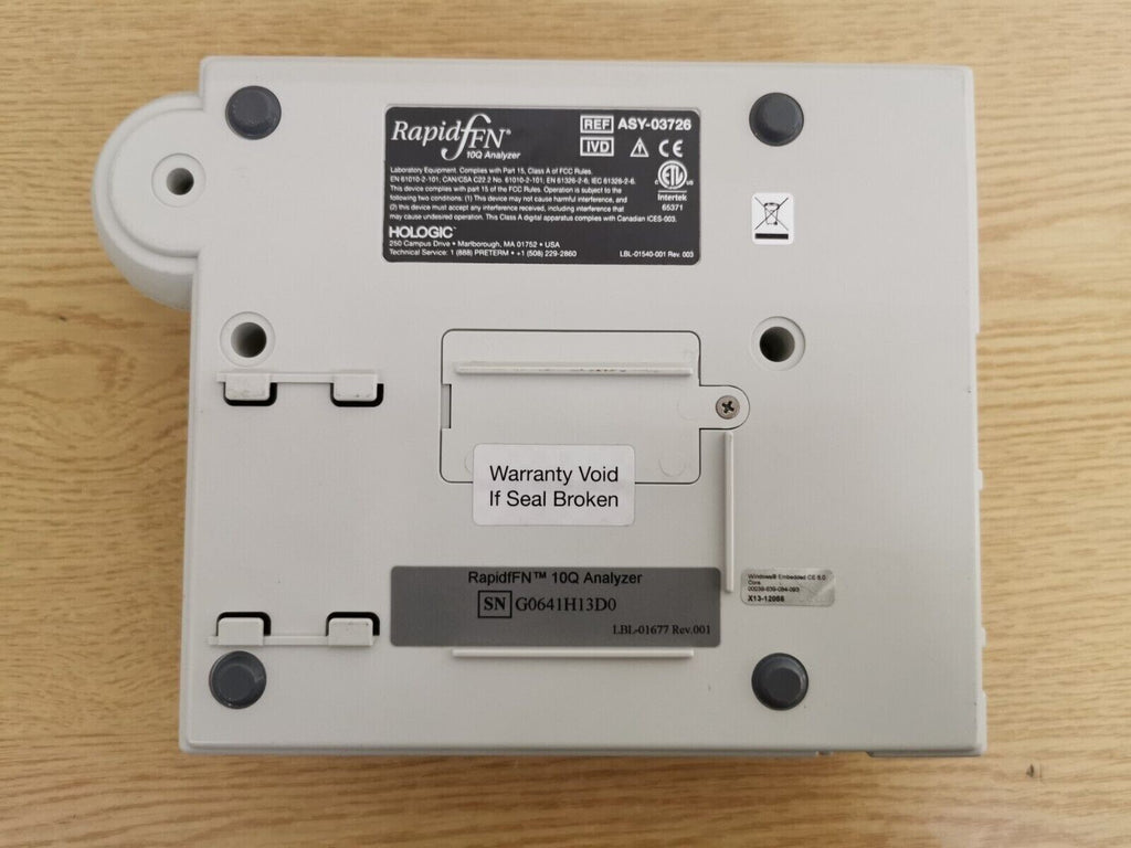 hologic rapid FFN 10Q perinatal test analyzer fetal fibronectin ref: AYS 037264
