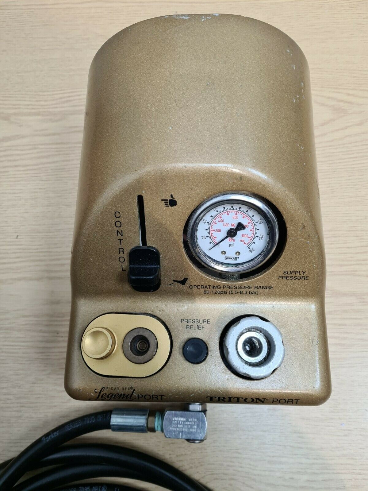 medtronic midas rex legend port triton port footswitch controller with hose1