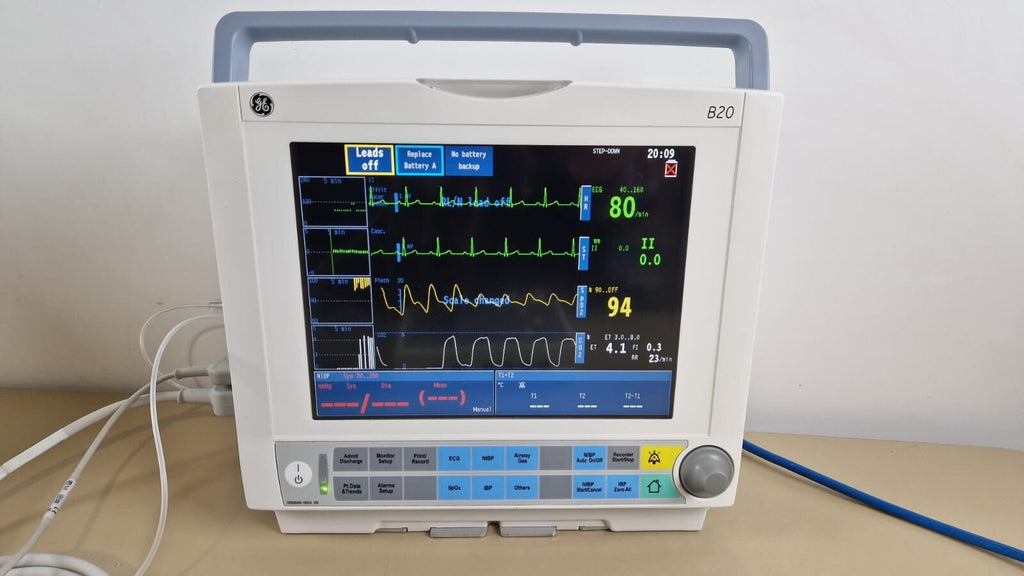 ge carescape B20 patient monitor with CO2 ECG SPO2 IBP NIBP TEMP module5