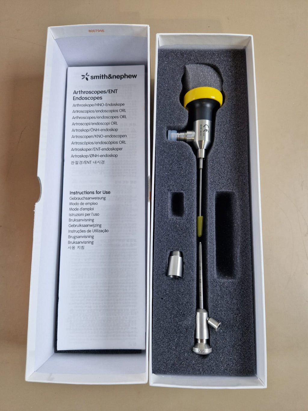 smith nephew needle scope 2.7mm 30 degree sinus rigid scope 3947S cannula trocar0