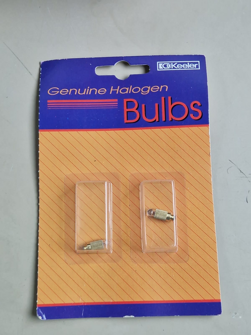 2x keeler genuine halogen otoscope bulbs 1015 P 7031 2.8v0