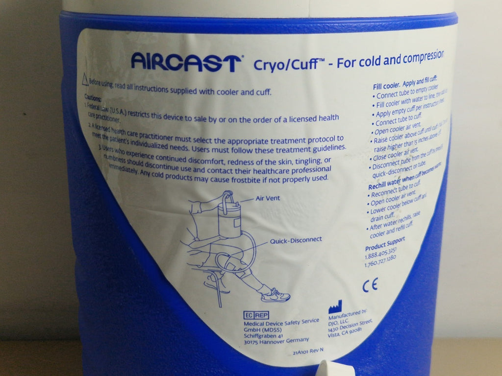 Aircast Knee Cryo Cuff   Cold Therapy IC Cooler Saver pack with knee cuff4