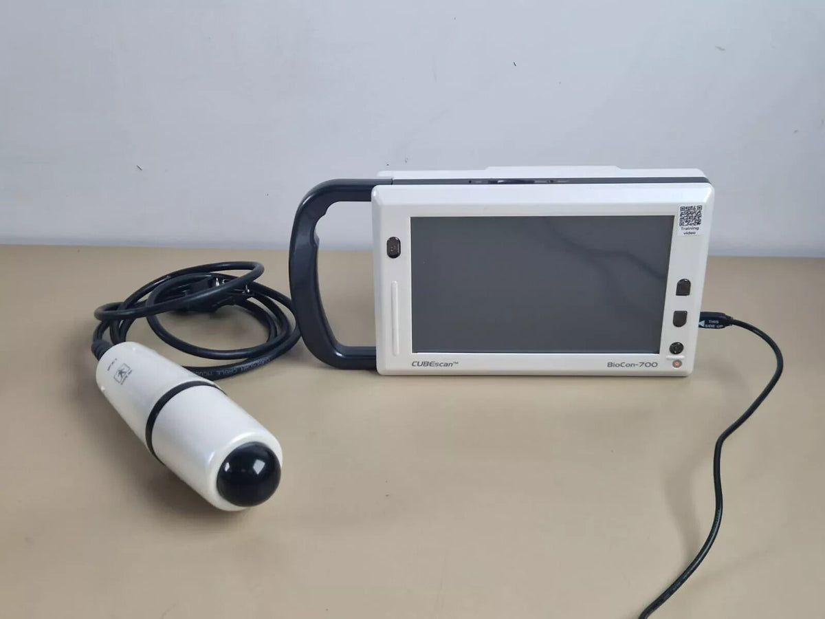 CUBESCAN bioscan 700 ultrasound bladder scanner   touch screen   in calibration4