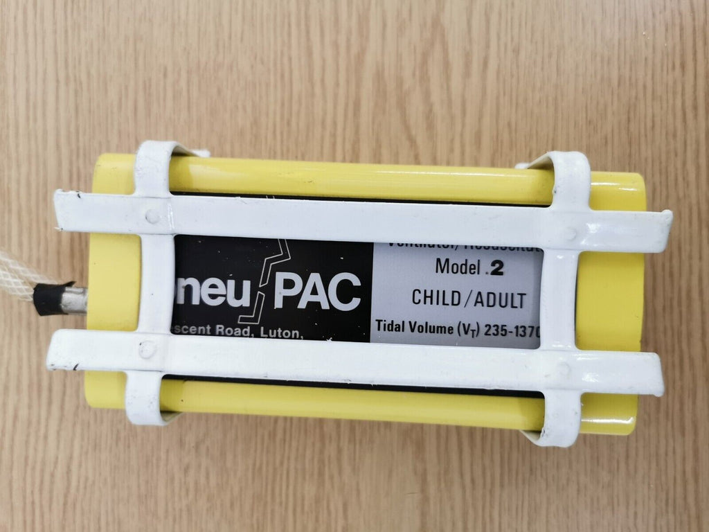 pneupac volumetric transport ventilator resuscitator model 2 child adult - hose1