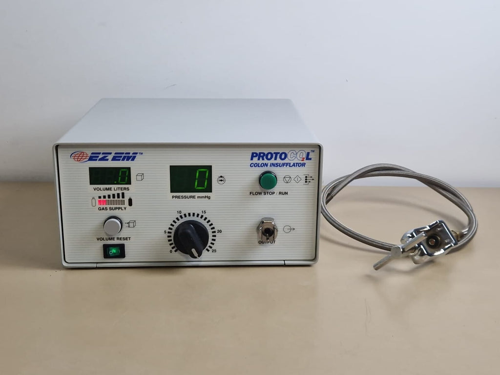 colon insufflator endoscopic electric automated EZ EM protocol with hose0