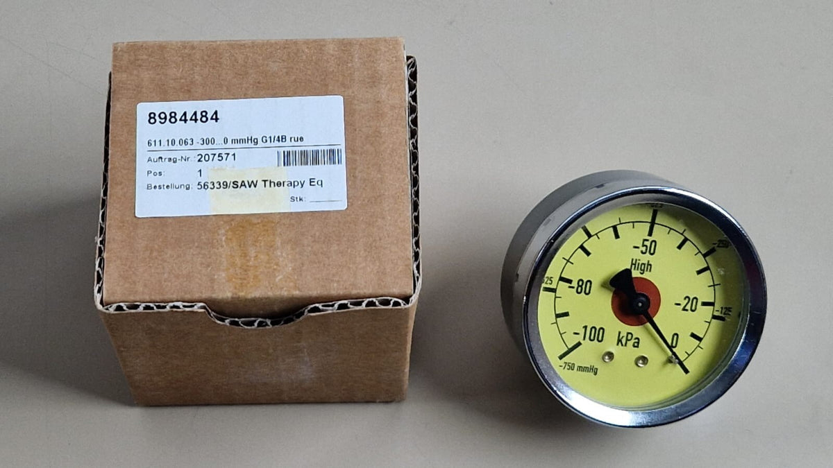 611.10.063 negative pressure vacuum suction capsule gauge    750    0 mmhg G1/4B0