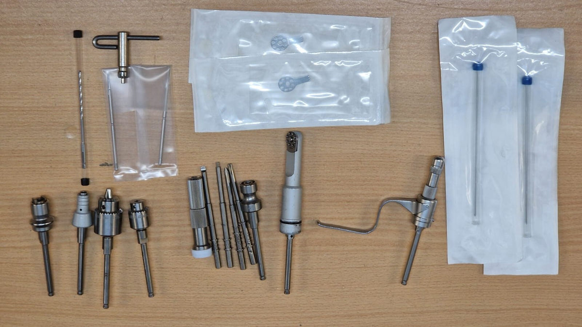 3m mini driver MK1 surgical Set   silver handpiece K100 drill saw kwire AO jacob1
