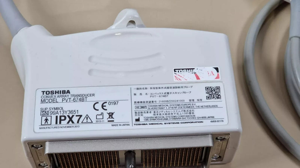 toshiba PVT 674BT convex ultrasound probe transducer probe PVT 674BT7