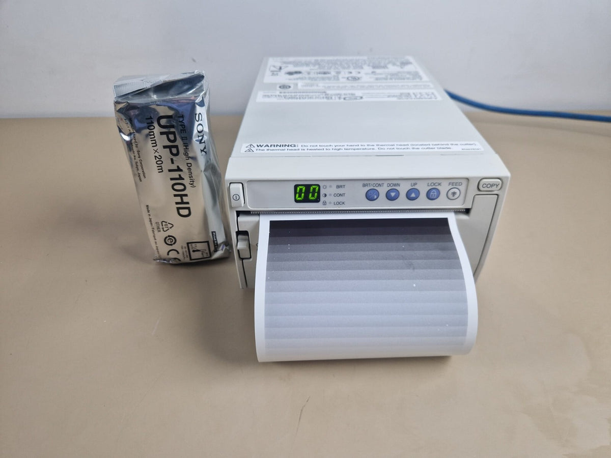 mitsubishi P93D monochrome digital ultrasound printer + USB connector paper roll12