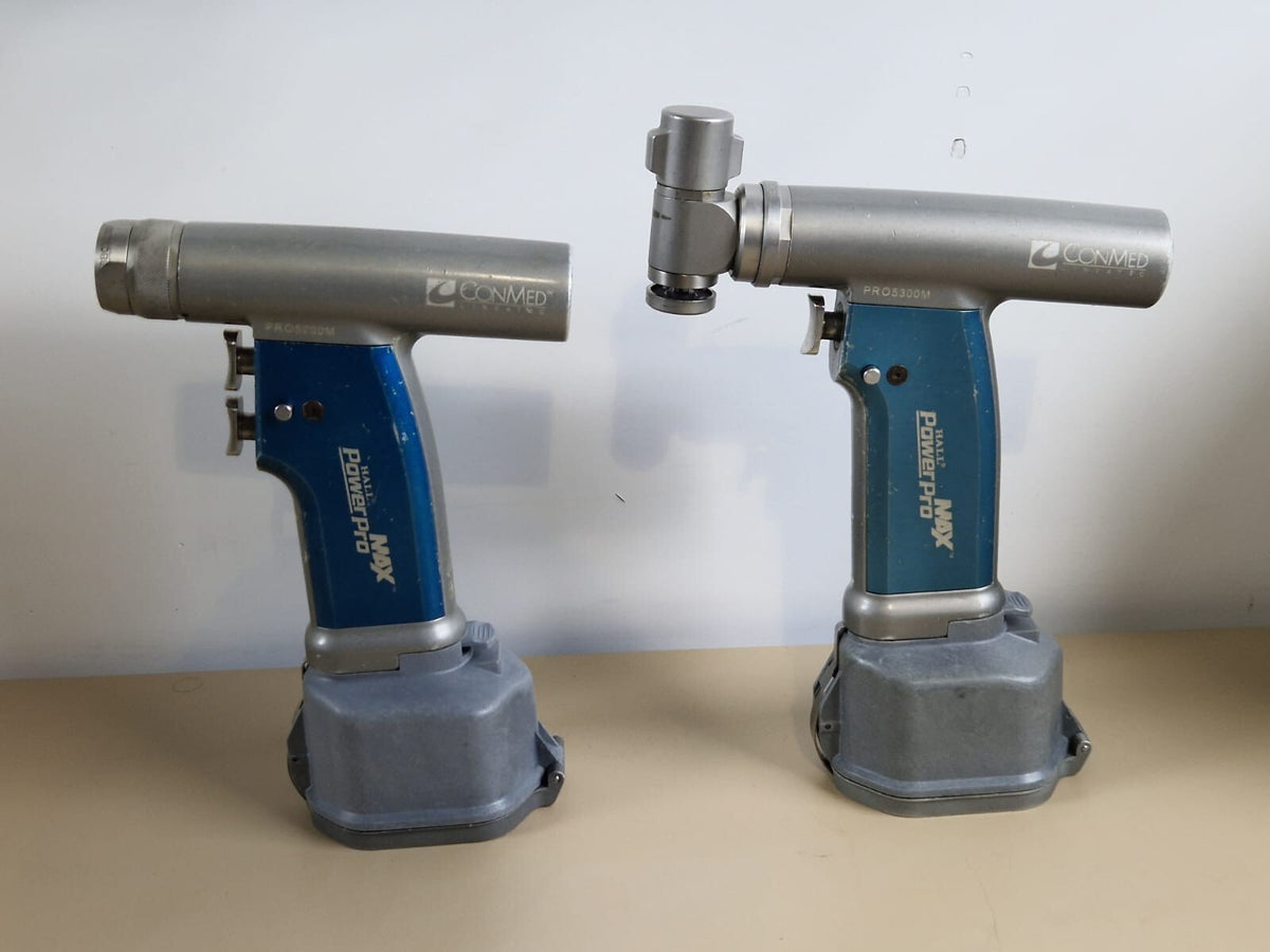 conmed hall power pro max handpiece drill reamer AO saw kwire battery charger8