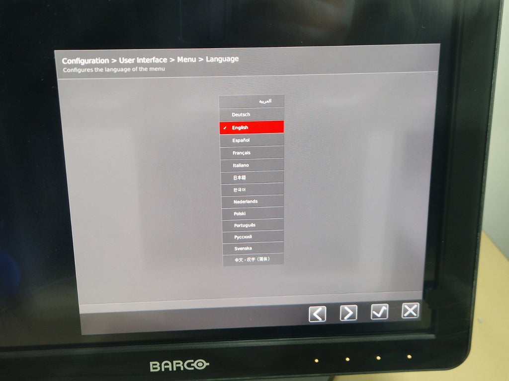 barco MDNC 3421 3MP 21" radiology display monitor K9300340A with power supply3