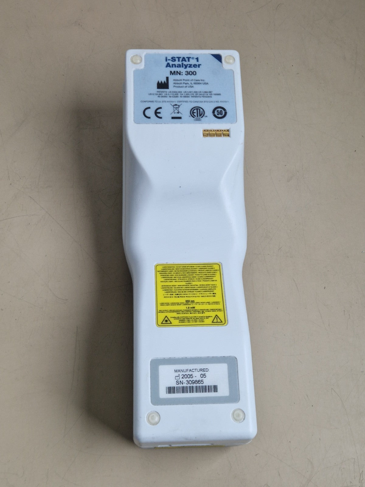 Abbott i STAT 1 Analyser Model 300 with printer and simulator istat + BN battery13