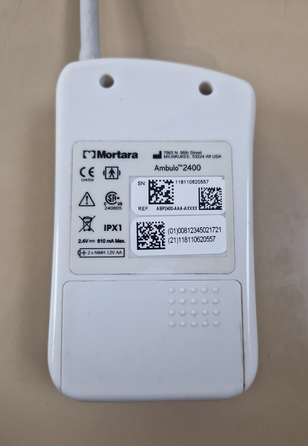 mortara ambulo 2400 ambulatory blood pressure BP bp recorder monitor7