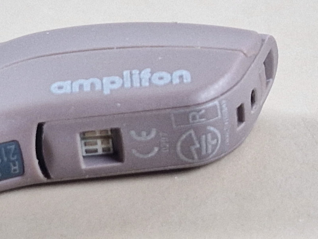 amplifon hearing aid ampli mini model: R1 X2 312 sn: 21266344902