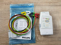 philips intelliVue TRx 4851A transmitter with 5 Lead ECG cable patient monitor0