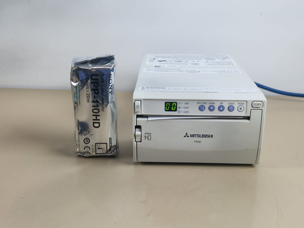 mitsubishi P93D monochrome digital ultrasound printer + USB connector paper roll11