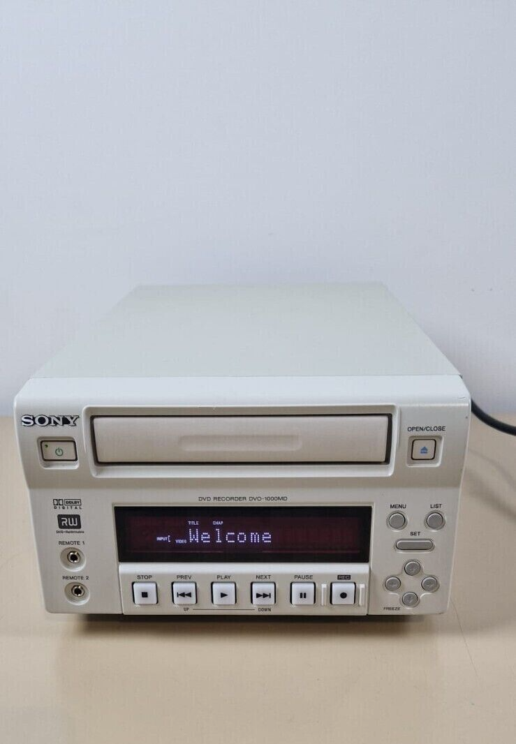 sony DVD recorder DVO 1000MD for endoscope + ultrasound   BNC S video USB DV in3