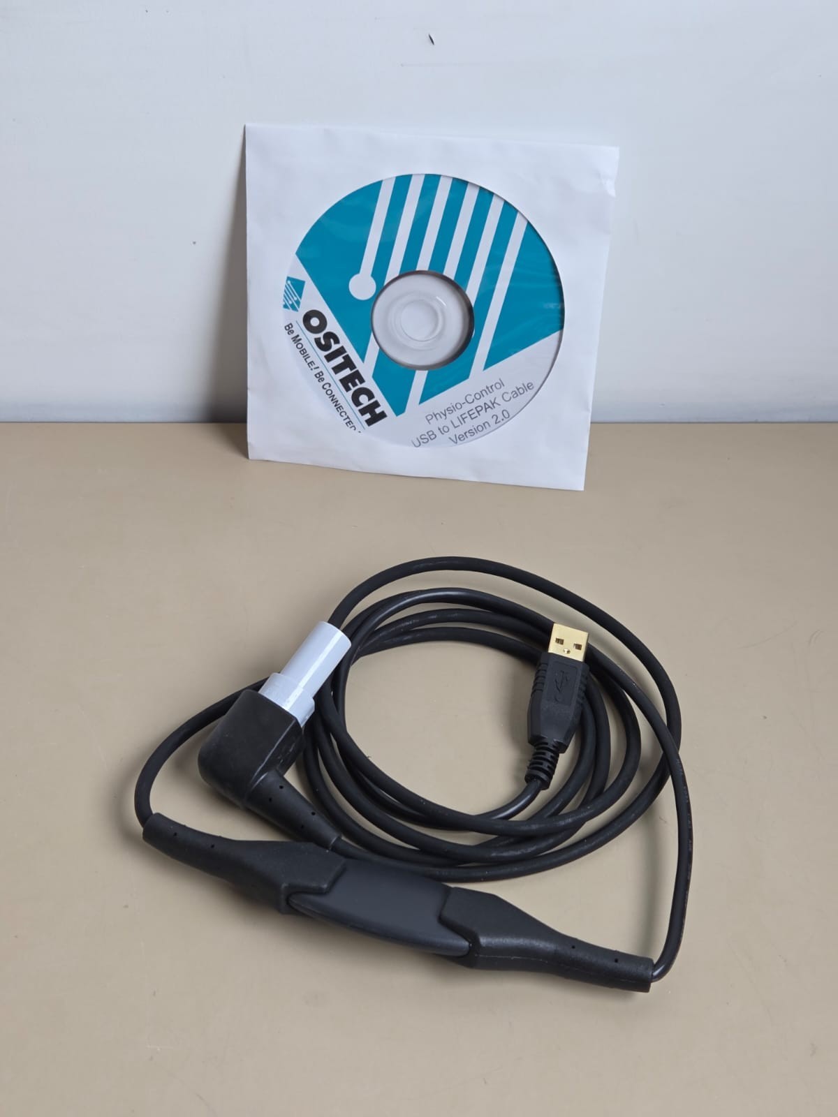 physio control USB lifepak cable data transfer with ositech MPC14572 HYP94