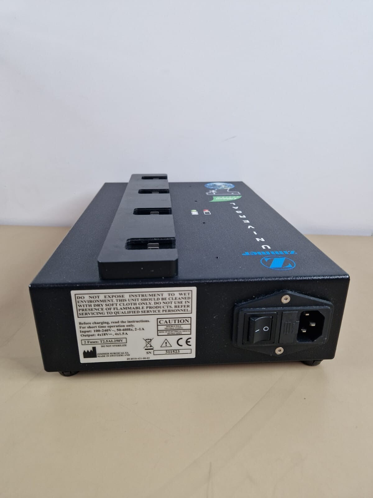 zimmer battery charger ref: 89 8510 421 00 for universal modular power system5