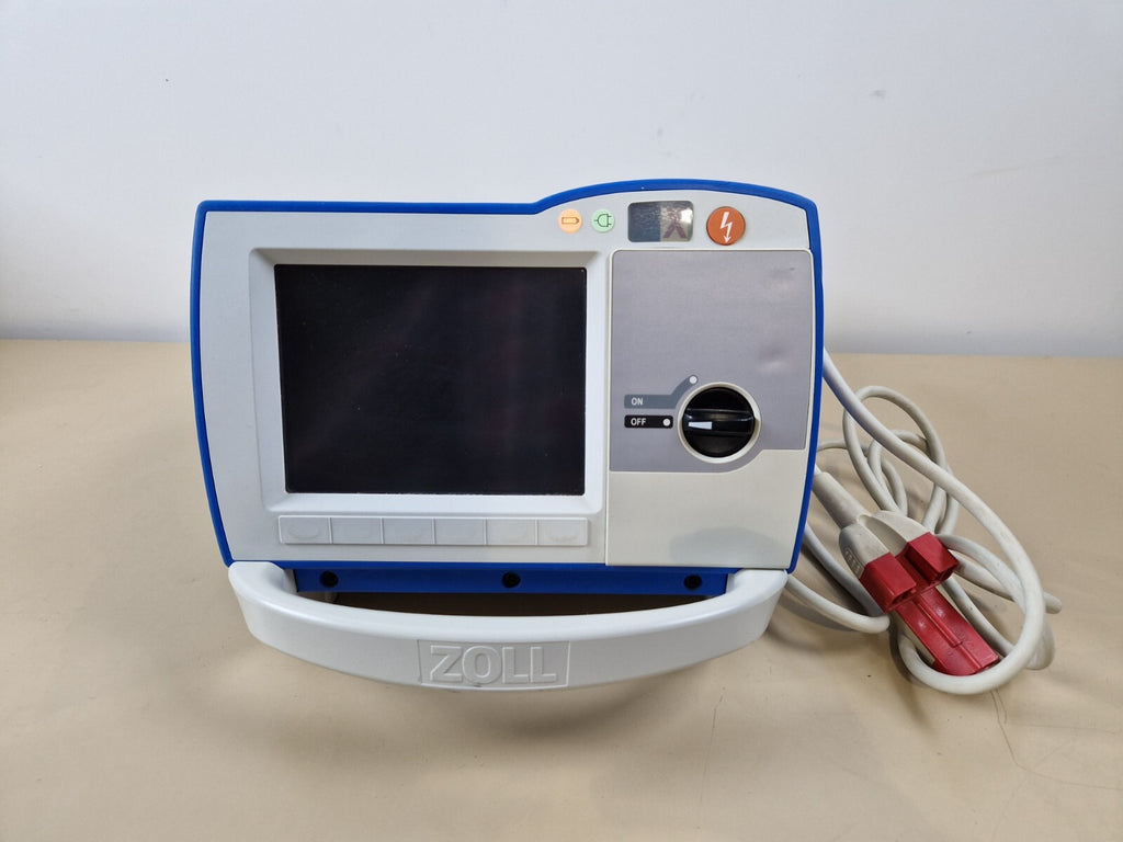 4x Zoll R Series BLS monitor ECG with printer, therapy cable and NO battery1