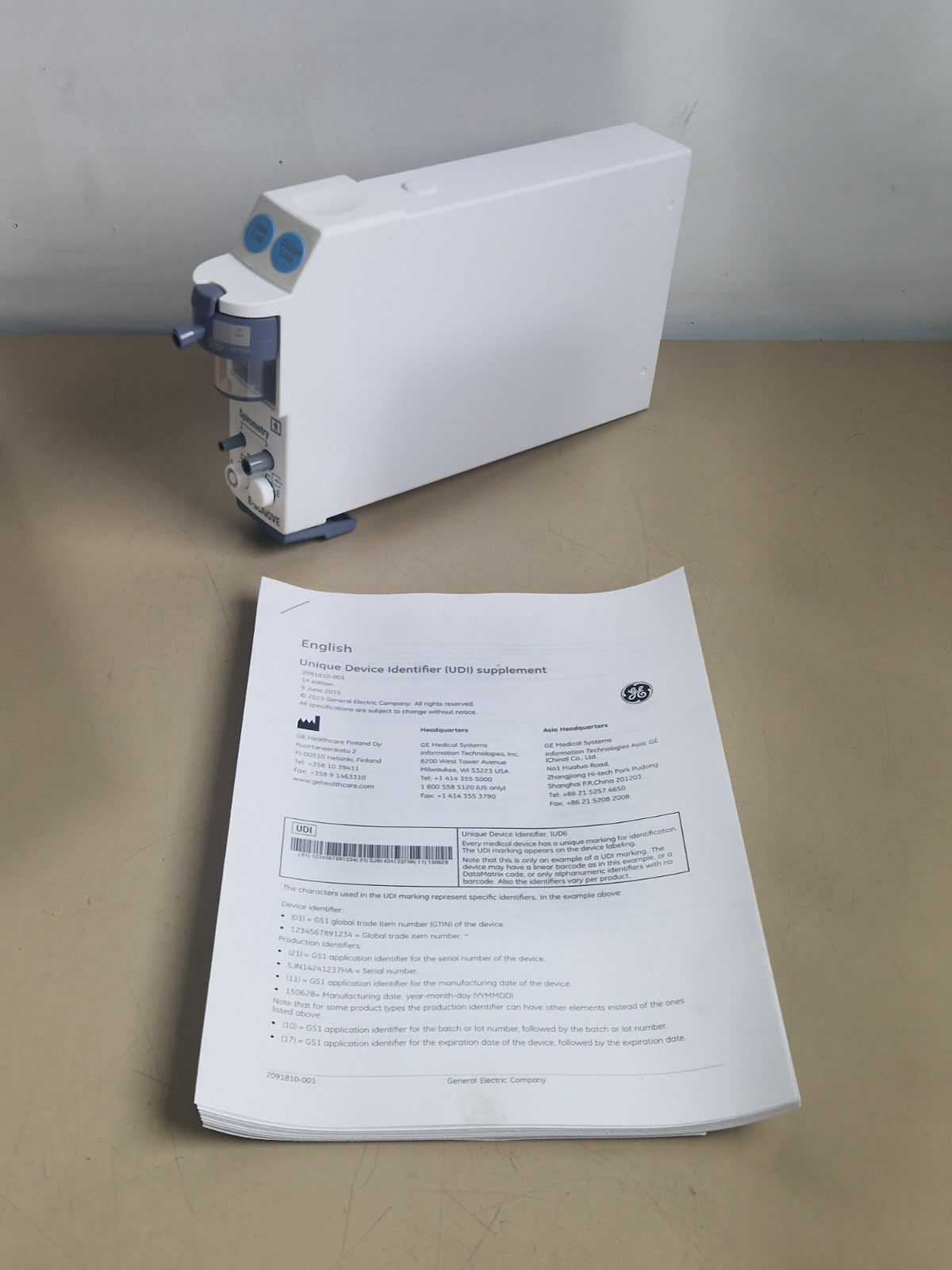 GE CARESCAPE E-sCAIOVE with spirometry - anaesthetic gas module4