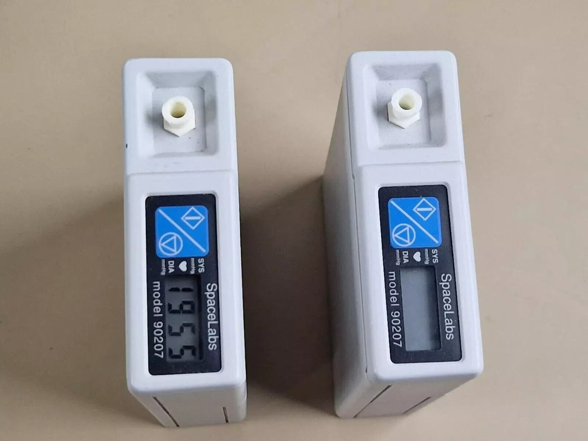 2x spacelabs 90207A BP   ABPM recorder and model 90239A report generator printer3