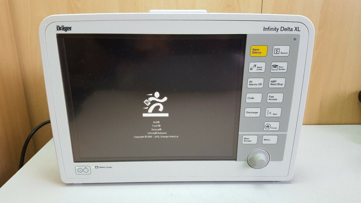 drager dreager delta infinity XL patient monitor with trunk cable  ECG SpO2 NIBP2