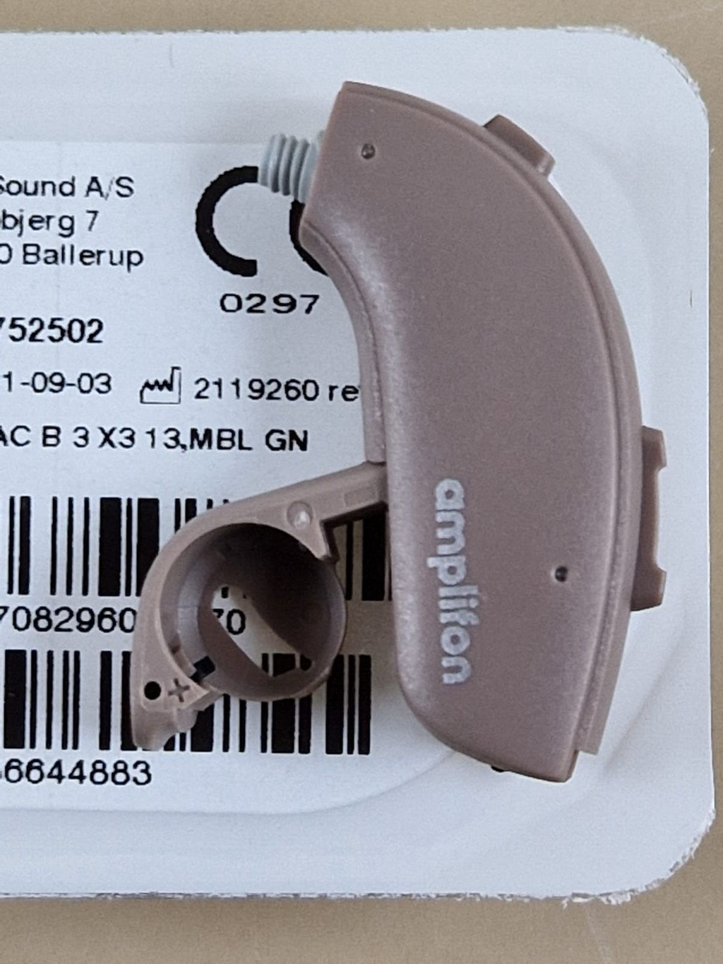 amplifon hearing aid ampli connect HI AC B3 X13 MBL GN1