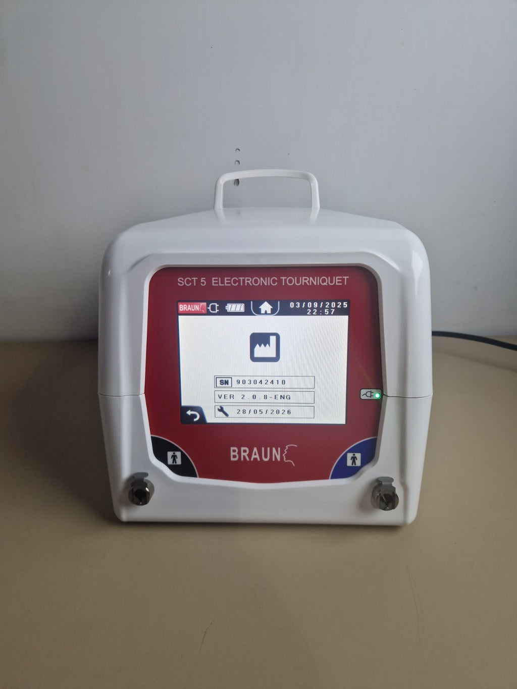 Braun SCT  SCT 5 Electro Pneumatic Tourniquet Machine with 3 cuff   202413