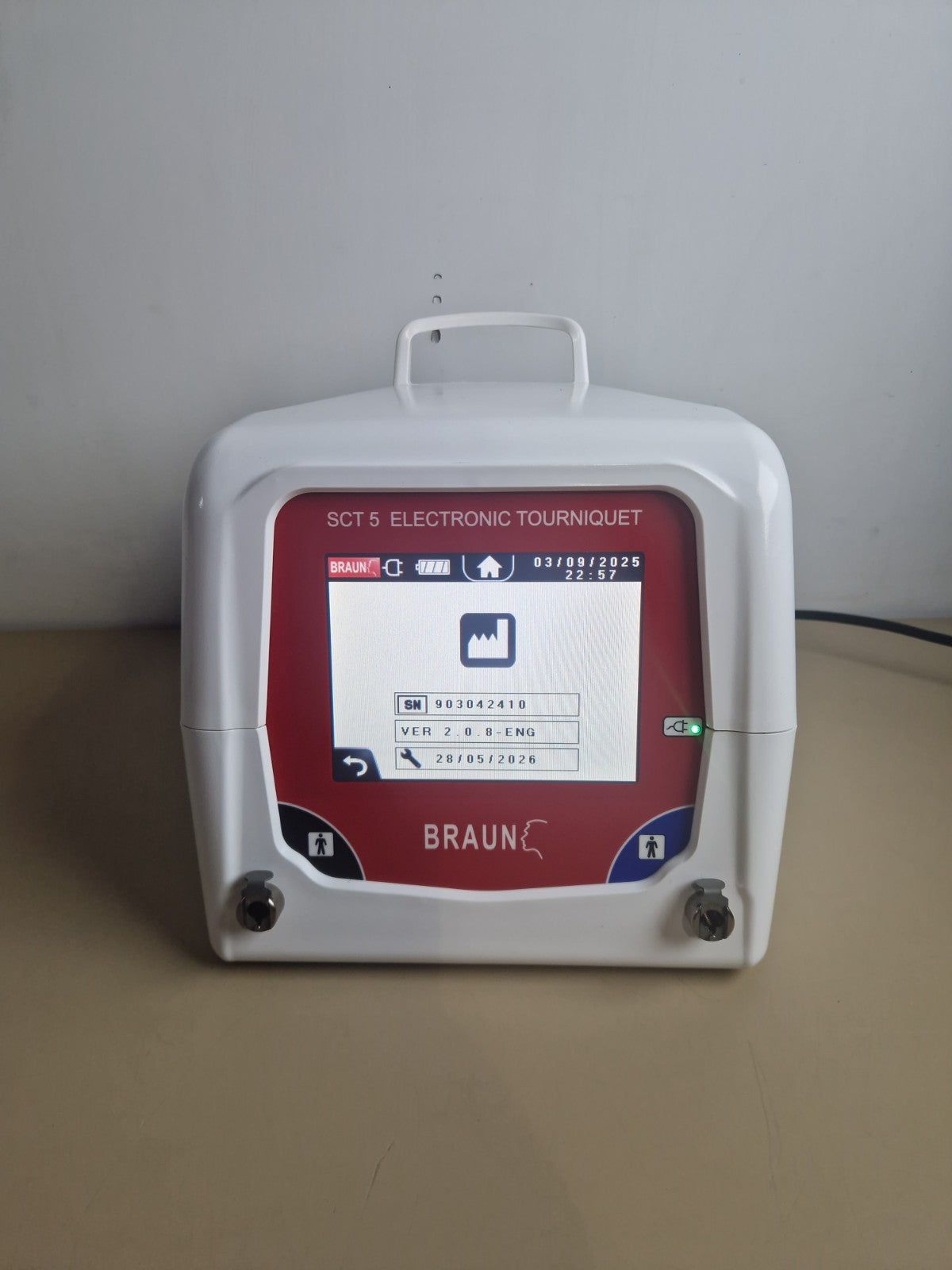 Braun SCT  SCT 5 Electro Pneumatic Tourniquet Machine with 3 cuff   202413