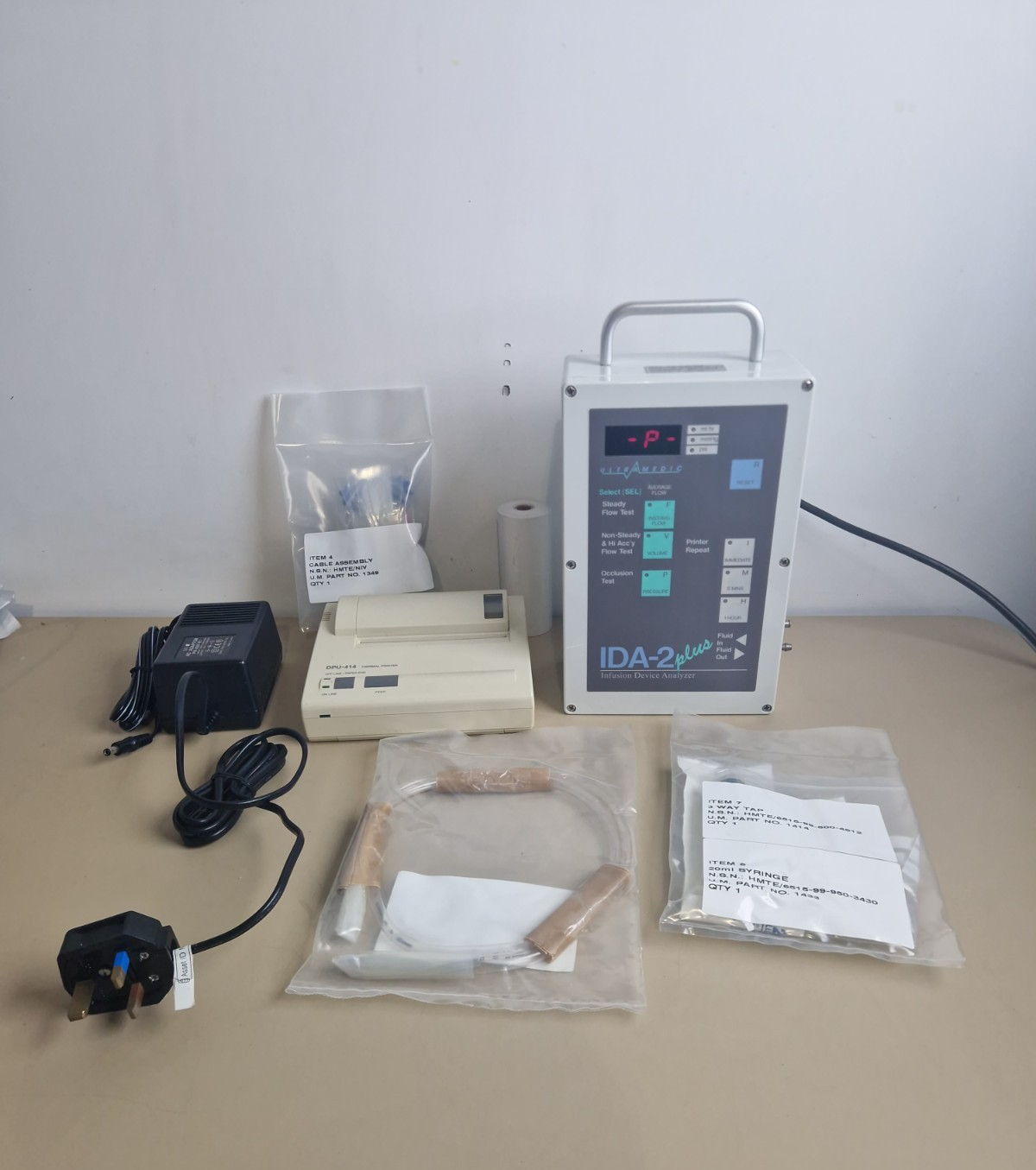 IDA 2 Plus Infusion Device Analyzer Series with printer in case13
