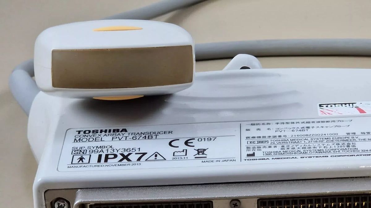 toshiba PVT 674BT convex ultrasound probe transducer probe PVT 674BT0