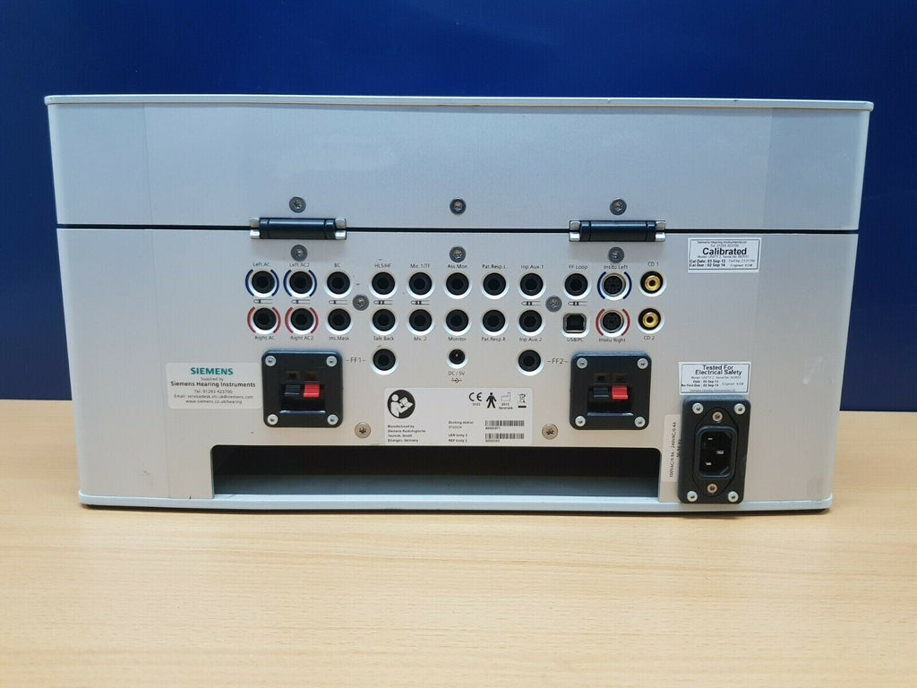 siemens unity 2 hearing analyser docking station ref: 8768934 with 2cc coupler9