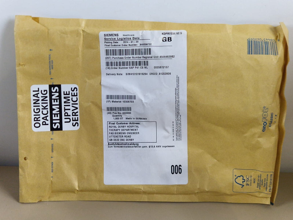 siemens oncor linac poti carrier L125 model no:103087032