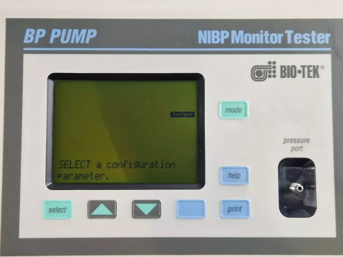biotek bp pump nibp simulator monitor tester with ECG simulation mode4