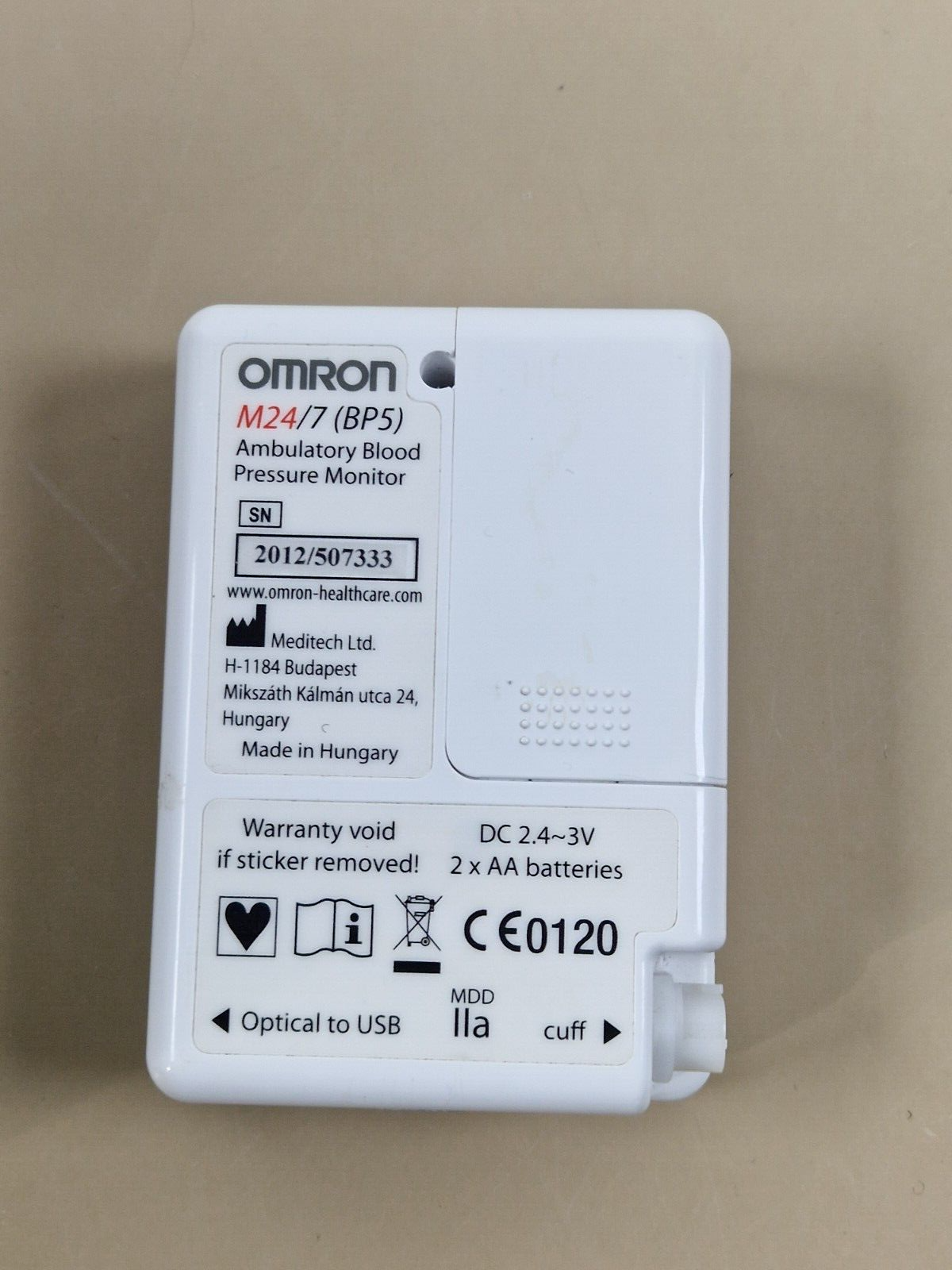 omron M247 BP5 ambulatory blood pressure 48h BP RECORDER with hose and cuff3
