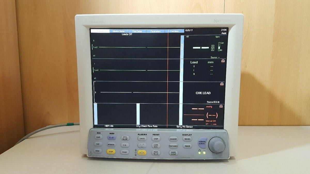 mindray datascope spectrum patient monitor   CO2 ECG SpO2 NIBP IBP TEMP CO2