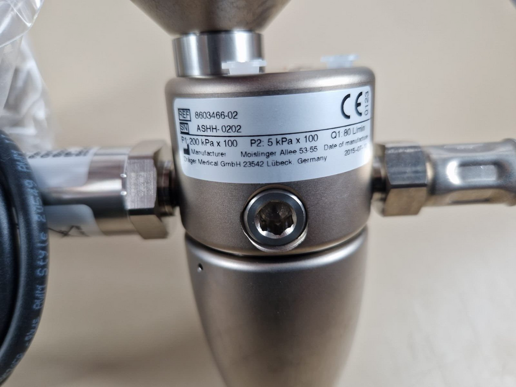 drager supply cylinders pressure reducer O2 pin ref:8603466 0210