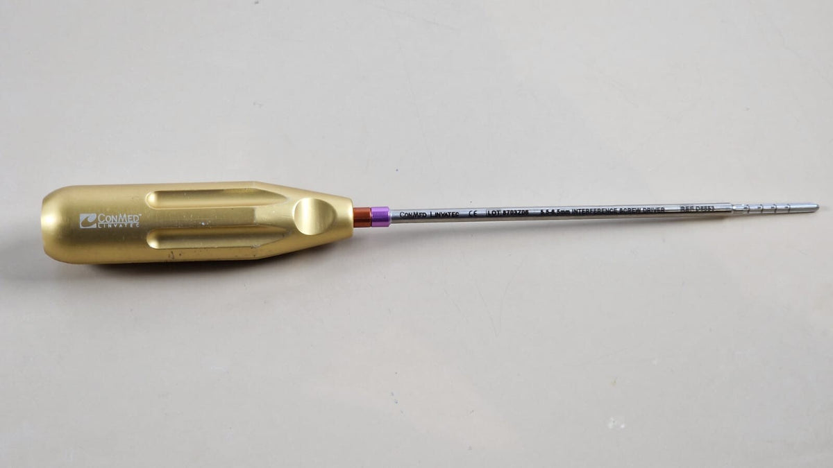 linvatec conmed genesys matry x 5.5 6.5mm Interference screw driver ref D86531